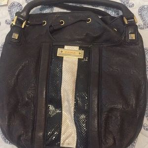 LAMB bag with original black and white striped L